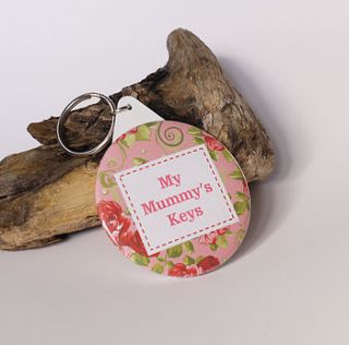 personalised 'mummy' keyring by andrea fay's