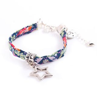 your'e a star 'two' liberty print bracelet by francesca rossi designs