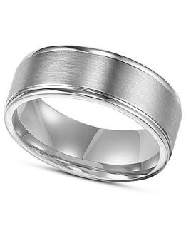 Mens Sterling Silver Ring, 8mm Engraved Wedding Band   Rings   Jewelry & Watches