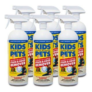 KIDS 'N' PETS Brand   Stain & Odor Remover, 6 pack, 32 fluid ounce bottles (192 fluid ounces total)  Kids And Pets Stain And Odor Remover 