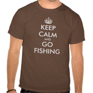 Funny Keep Calm t shirt  Keep Calm and go fishing