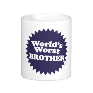 World's Worst Brother Mugs