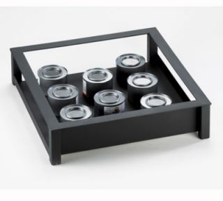 Cal Mil Square Action Station Frame, 18 x 18 x 4 in High, Black
