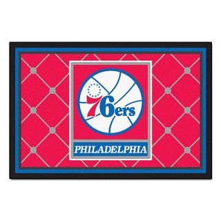 Sports Team Area Rug   Philadelphia 76ers   8' x 5'