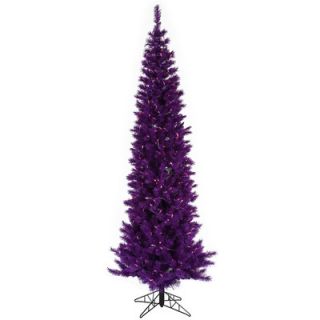 Vickerman 9 Purple Artificial Christmas Tree with 500