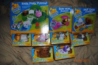 SET OF 9 ZHU ZHU PET PUPPIES & ACCESSORIES Toys & Games
