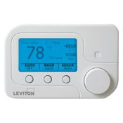 Leviton RC2000WHZB Omnistat2 Multistage amp; Heat Pump w/Humidity Control Thermostat w/Zigbee