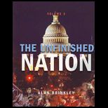Unfinished Nation  Volume 2 (Custom)