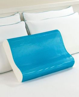 Comfort Revolution Cool Comfort Hydraluxe Gel & Memory Foam Contour Pillow   Pillows   Bed & Bath