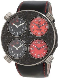 Meccaniche Veloci Men's W114CCMR_183 Quattro Valvole Four Time Zone Watch Watches