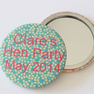 personalised hen party mirrors by what katie did next