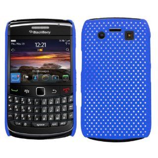 SAMRICK   Blackberry 9700 Bold & 9780 Bold   Mesh Hard Hybrid Armour Shell Protection Case   Blue Cell Phones & Accessories