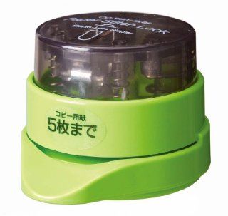 Sun Star Paper Stitch Lock Stand Staple Less Stapler   Bamboo Green  Desk Staplers 