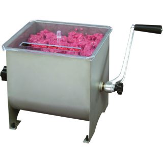 Kitchener 4.2-Gallon Stainless Steel Meat Mixer  Mixers   Tenderizers