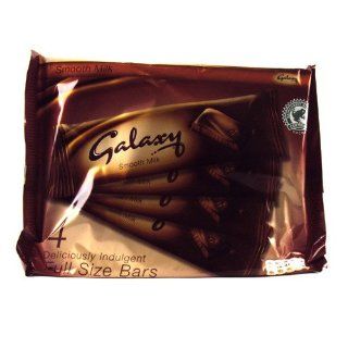 Galaxy Chocolate Bar 4 Pack 184g  Candy And Chocolate Multipack Bars  Grocery & Gourmet Food