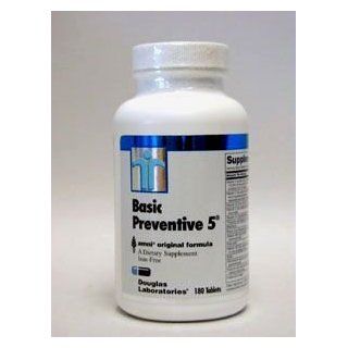 Douglas Labs   Basic Preventive 5 w/CU wo/Gl Fe 180tabs Health & Personal Care