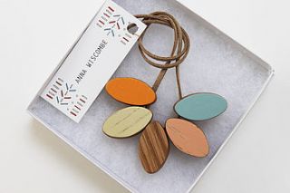 autumn sunset necklace by anna wiscombe