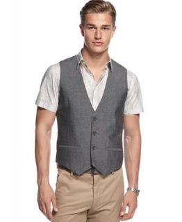 Calvin Klein Vest, Linen Blend Vest   Blazers & Sport Coats   Men