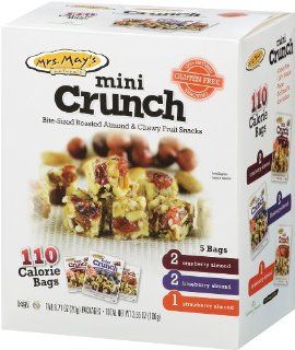 Mrs. May's Mini Crunch Variety Pack (2 Cranberry Almond, 2 Blueberry Almond, 1 Strawberry Almond), 5 Count (Pack of 6)  Mrs May S Naturals  Grocery & Gourmet Food