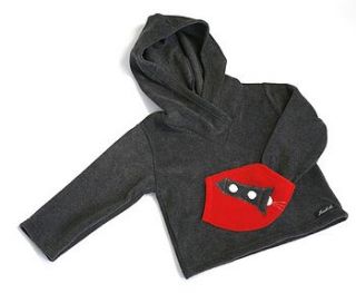 boys fleece hoody with rocket motif   sale by jazkids