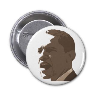 Barack Obama Sepia Portrait Button