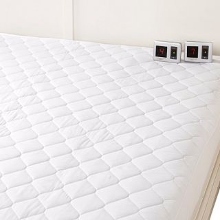 Concierge Collection Quilted Heated Mattress Pad   Queen