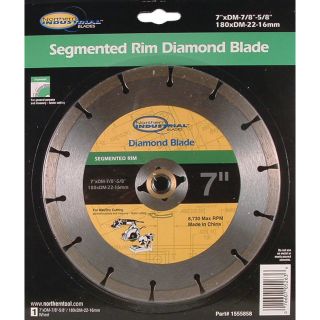  General-Purpose Segmented Dry Cutting Diamond Blade — 7in. dia.  Diamond Blades