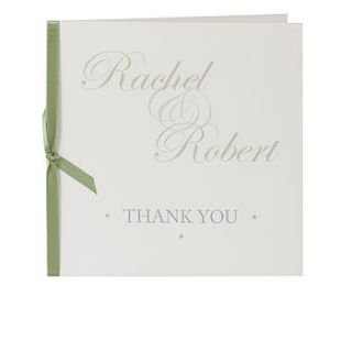 10 personalised kensington thank you cards by dreams to reality design ltd