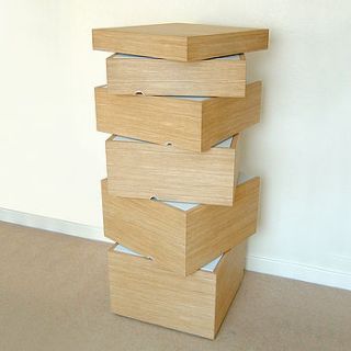 wooden rotation chest of drawers by bloq