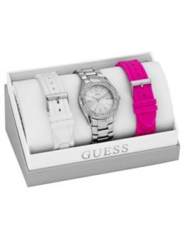 GUESS Womens Interchangeable Leather Strap Watch Set 36mm U0201L2   Watches   Jewelry & Watches