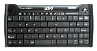 Azio Mini Wireless Thumb Keyboard (KB178RT) Computers & Accessories
