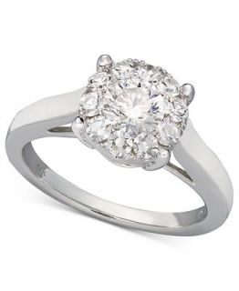 Prestige Unity Diamond Ring, 14k White Gold Diamond Engagement Ring (1 1/2 ct. t.w.)   Rings   Jewelry & Watches