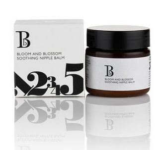 soothing nipple balm by bloom and blossom