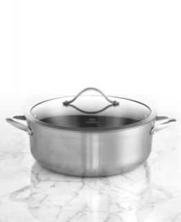 Calphalon Contemporary Stainless Steel 6.5 Qt. Covered Soup Pot   Cookware   Kitchen