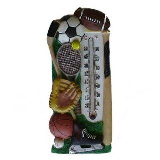 Spoontiques Decorative Indoor/outdoor Thermometer   Sports Theme  Hand Painted  Patio, Lawn & Garden