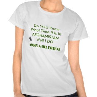 Army Boyfriend in AFGHANISTAN Tshirts
