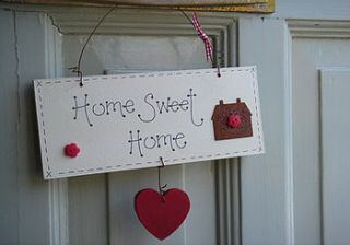 home sweet home sign by little bird designs