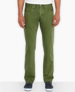 Levis 513 Slim Straight Fit Vineyard Green Colored Denim Jeans   Jeans   Men