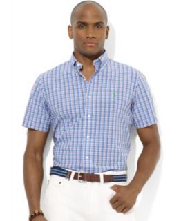 Polo Ralph Lauren Classic Fit Short Sleeved Checked Seersucker Shirt   Casual Button Down Shirts   Men