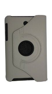 360 Rotating Leather Stand Case Cover for Asus Memo Pad Hd 7 Me173x Me173 (White) Computers & Accessories