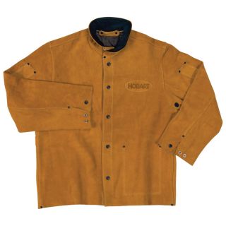 Hobart Leather Welding Jacket — XL Size, Model# 770486  Protective Welding Gear