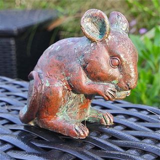 four little mice sculptures by london garden trading