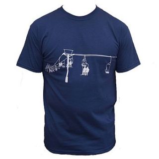 ski lift t shirt by stabo