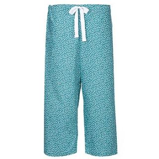 twinkle organic cropped trousers by nutmeg sleepwear