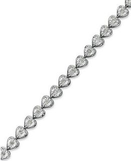 Diamond Heart Bracelet (1/2 ct. t.w.) in Sterling Silver   Bracelets   Jewelry & Watches