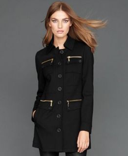 INC International Concepts Jacket, Four Pocket Military Jacket   Jackets & Blazers   Women