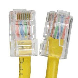 250Ft Cat5e Ethernet Cable Yellow 350MHz Computers & Accessories