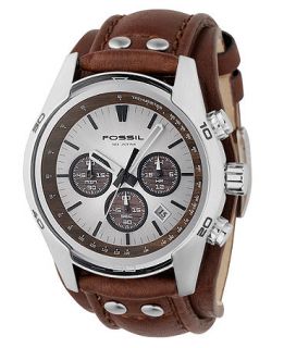 Fossil Mens Decker Brown Leather Strap Watch CH2565   Watches   Jewelry & Watches