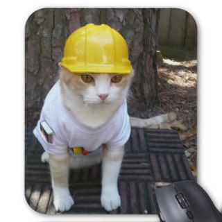 Hard Hat Bubba Mouse Pad