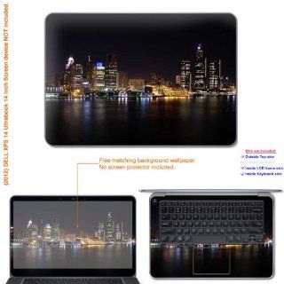 Matte Decal Skin Sticker for Dell XPS 14 Ultrabook with 14" screen (2012 model) (NOTES view IDENTIFY image for correct model) case cover Mat_2012XPS14ultrabk 168 Computers & Accessories